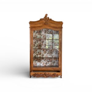 Imperion Display Cabinet in solid teak wood with glass front