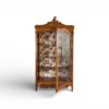 Tall teak wood Imperion Display Cabinet for elegant interiors