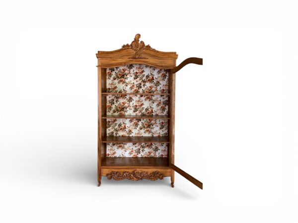 Heritage inspired Imperion Display Cabinet in teak finish