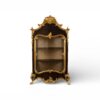 Baroque 17th century cabinet with ornate gold carvings