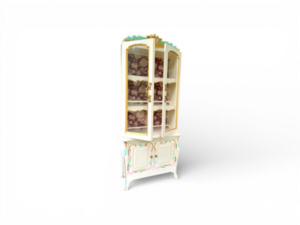 Premium wooden cabinet with pastel hand finish