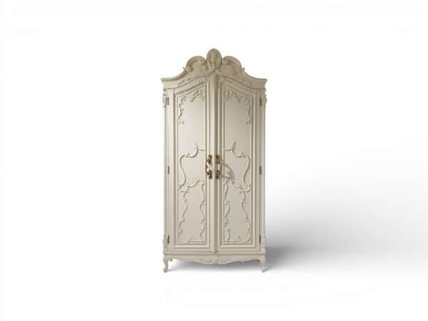 Clarendon Regal wardrobe with carved detailing