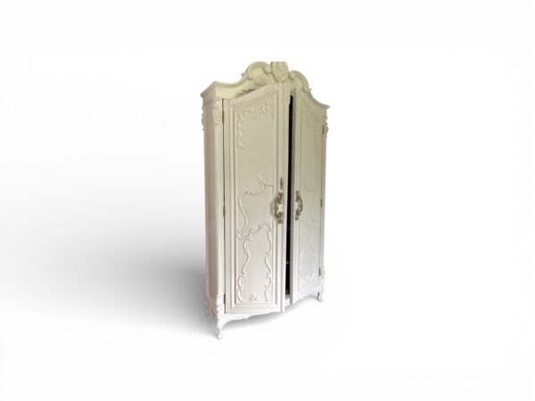 Luxury double-door wardrobe with ornate design