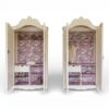 Premium carved wardrobe with refined silhouette