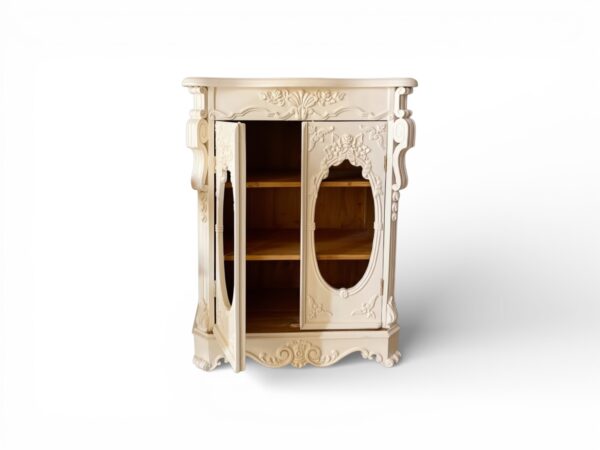 Luxury compact cabinet with ornate detailing