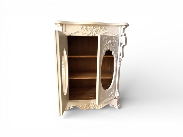 Classic small wooden cabinet for luxury interiors
