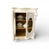 Designer accent cabinet with elegant craftsmanship