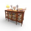 Traditional display cabinet with elegant proportions