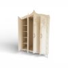 Wellington Grand wardrobe with carved four-door design