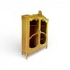 Luxury gold wardrobe with classic European detailing