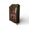 Handcrafted teak wood classic wardrobe for elegant interiors