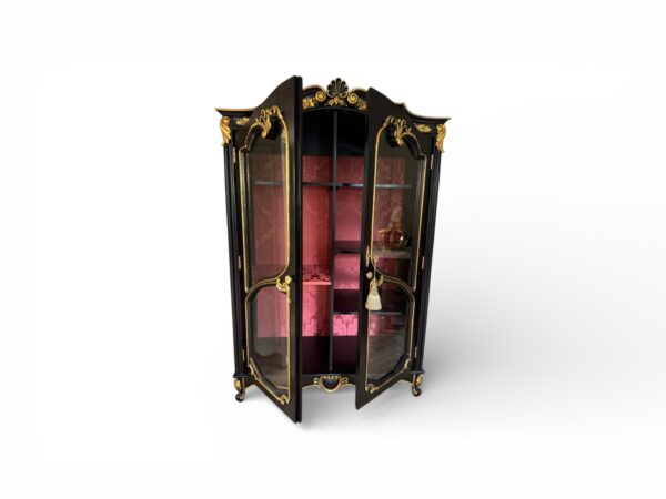 Designer black and gold wardrobe for luxury homes