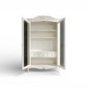 Premium glass-front wardrobe for bedroom storage