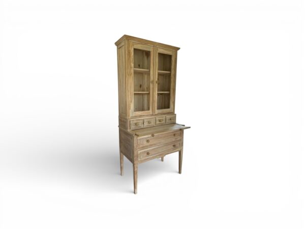 Handcrafted classic wooden storage hutch
