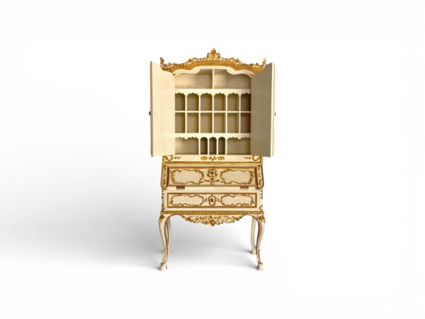 Premium wooden ornate cabinet for living spaces