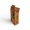 Tall architectural cabinet with ornate crown design