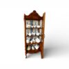 Classic French vitrine cabinet in solid wood