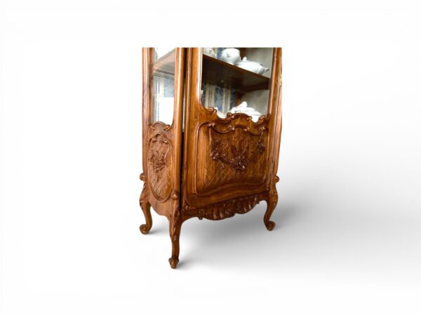Luxury wooden vitrine for refined interiors