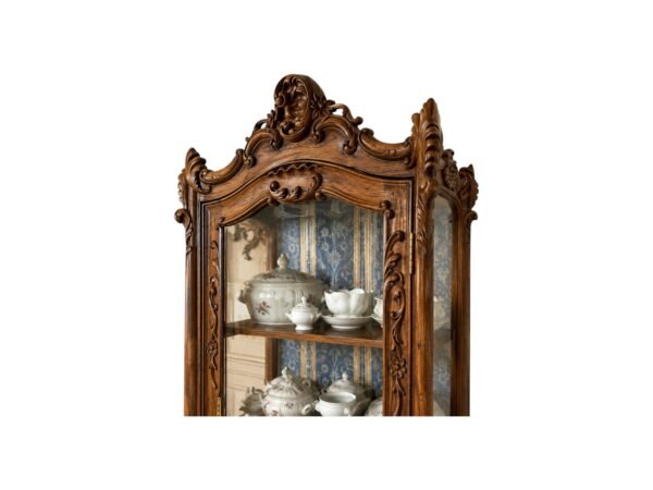 Traditional glass display vitrine furniture