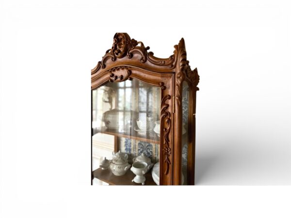 Traditional glass display vitrine furniture