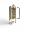 Luxury carved glass display furniture