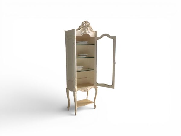 Luxury carved glass display furniture