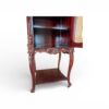 Traditional style glass curio cabinet
