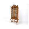 Grand carved wooden glass cabinet