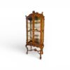 Classic double door glass showcase cabinet