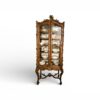 Tall luxury glass curio cabinet