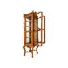 Ornate wooden glass display furniture