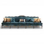 Grande Bellagio Sofa with carved hardwood frame