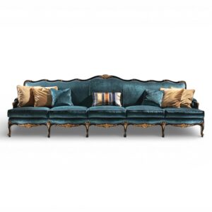 Grande Bellagio Sofa with carved hardwood frame