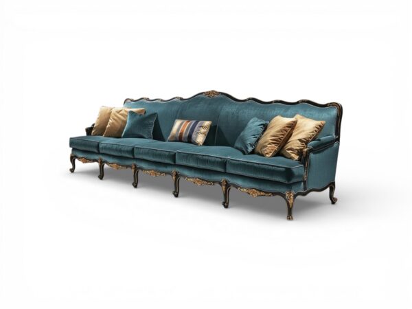 Luxury italian velvet living room sofa