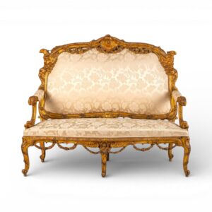 Ornate Lace Viceroy Sofa carved hardwood sofa