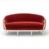 Garnet Curve Sofa luxury velvet curved couch