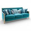 Elegant three seat living room sofa