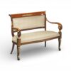 Empire Neoclassical Settee classic wooden sofa