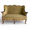 Imperial Crown Sofa with carved gold frame