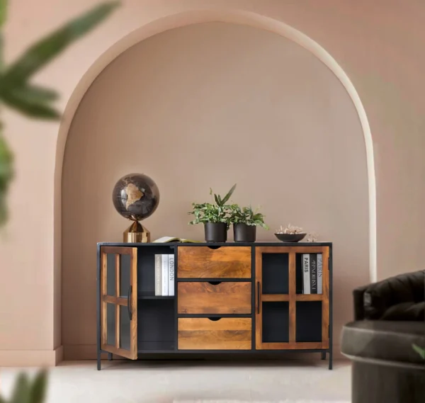 Luxury teak sideboard for dining room