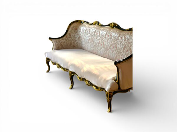 Classic palace style upholstered couch