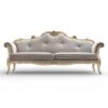 Elegant neutral upholstered luxury sofa