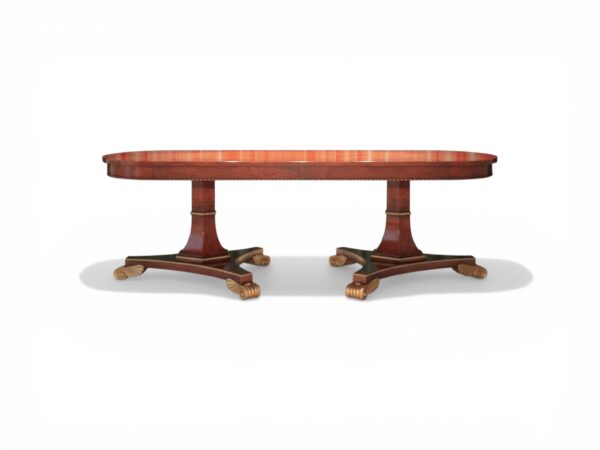 Grand Manor Dining Table luxury pedestal design