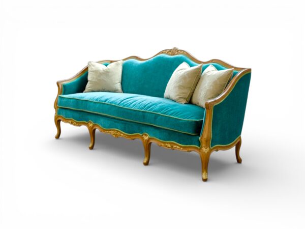 Luxury Italian style carved sofa