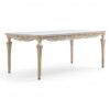 Elegant sheraton style banquet table with carving