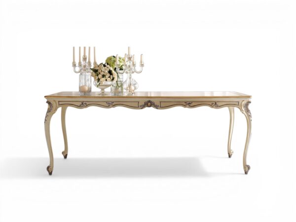 Regency Floral Feast Table luxury carved design