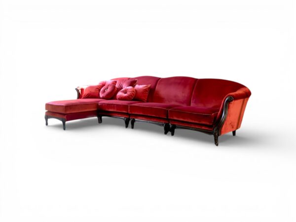 Roja Relax Sofa luxury velvet chaise sofa