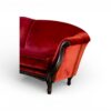 Elegant velvet chaise lounge sofa