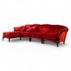Roja Relax Sofa luxury velvet chaise sofa