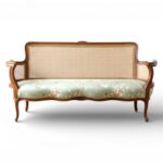 Jade Wicker Sofa classic wooden wicker couch